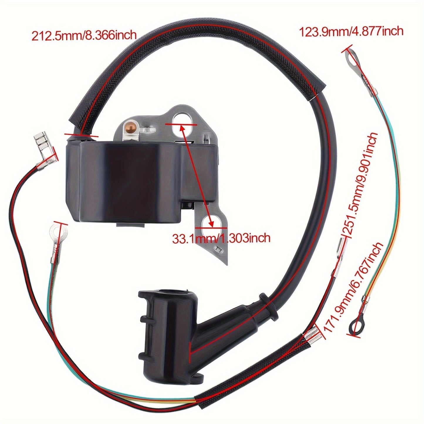 0000-400-1306 Ignition Coil for Stihl 021 023 MS210 MS230 MS250 Chainsaw