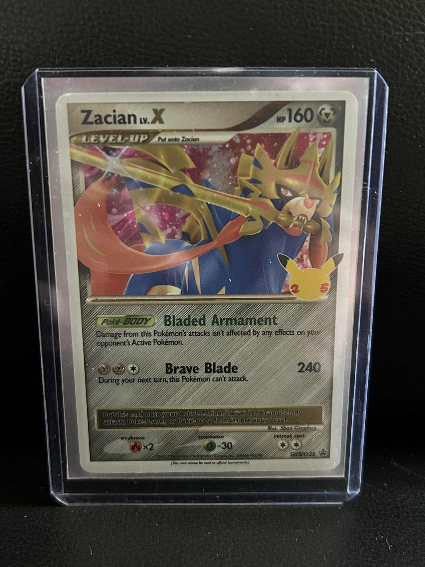 Zacian LV. X - SWSH135 - SWSH Black Star Promos SWSH Black Star Promos Pokemon