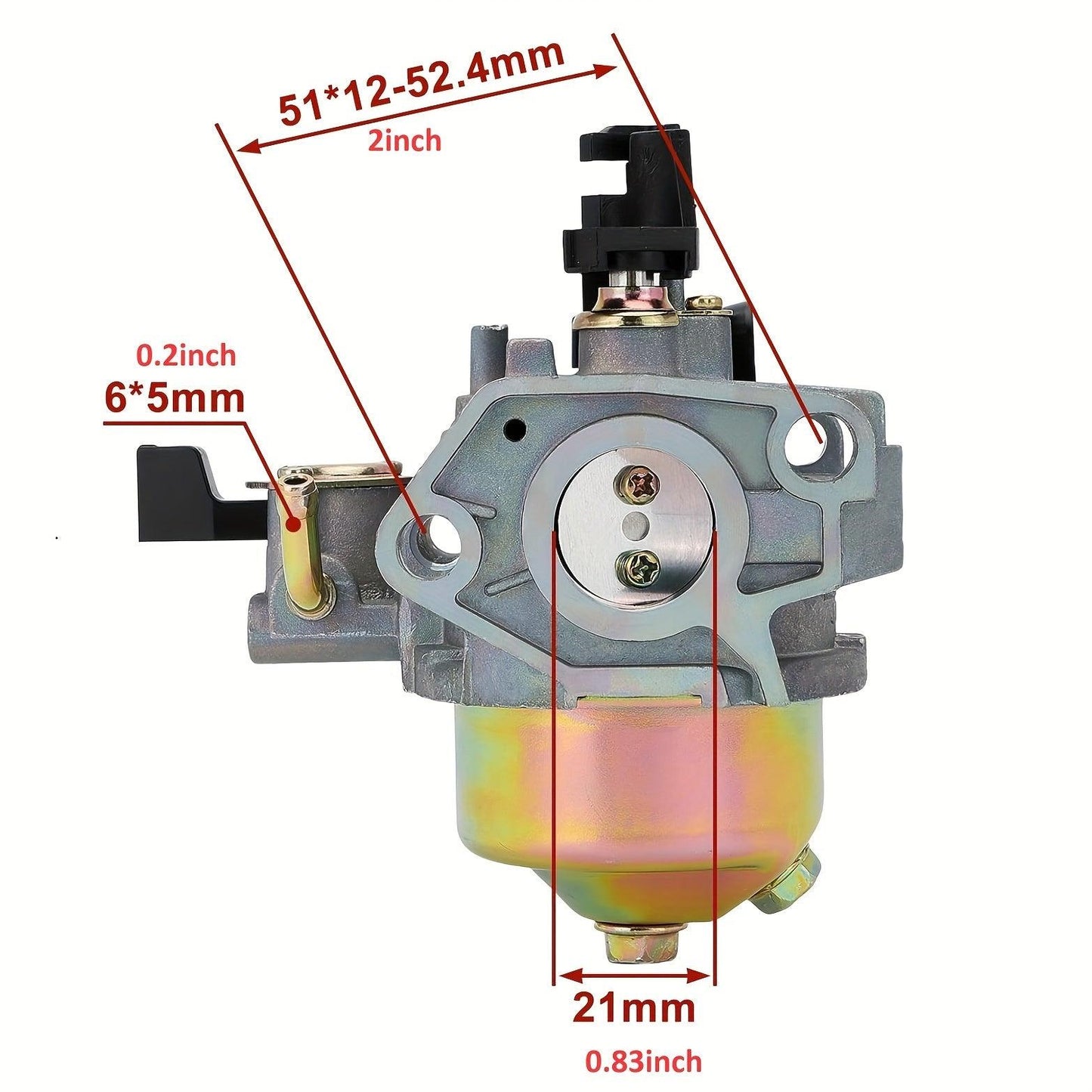 8HP 9HP Gasoline-Powered Carburetor Kit by Hipa - Compatible with Honda GX270 GX240 Engines, Harbor Freight Predator 301CC OHV Engine, High-Performance Replacement for Efficient Fuel Injection and Air Filtration