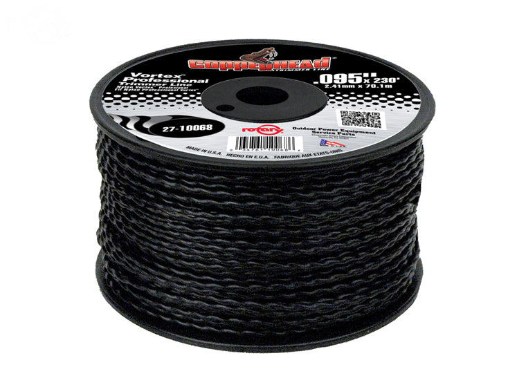 10068 Rotary Trimmer Line Vortex .095X230' Small Spool