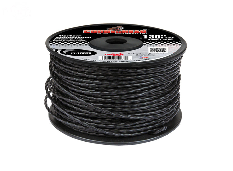 10070 Rotary Trimmer Line Vortex .130X120' Small Spool