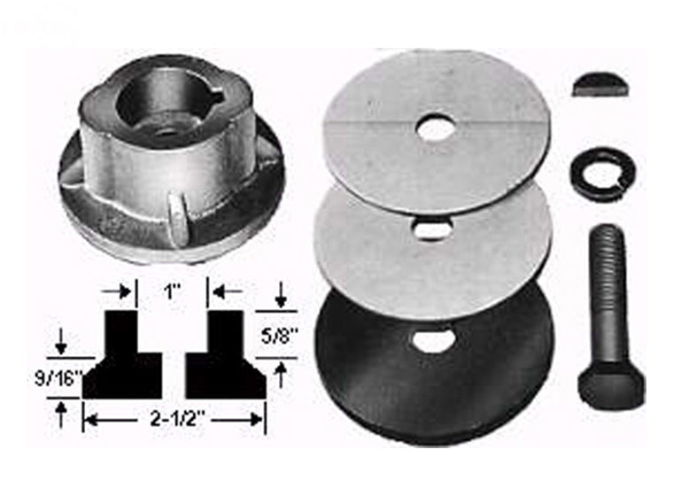 1155 Rotary Blade Adaptor Assembly 1"