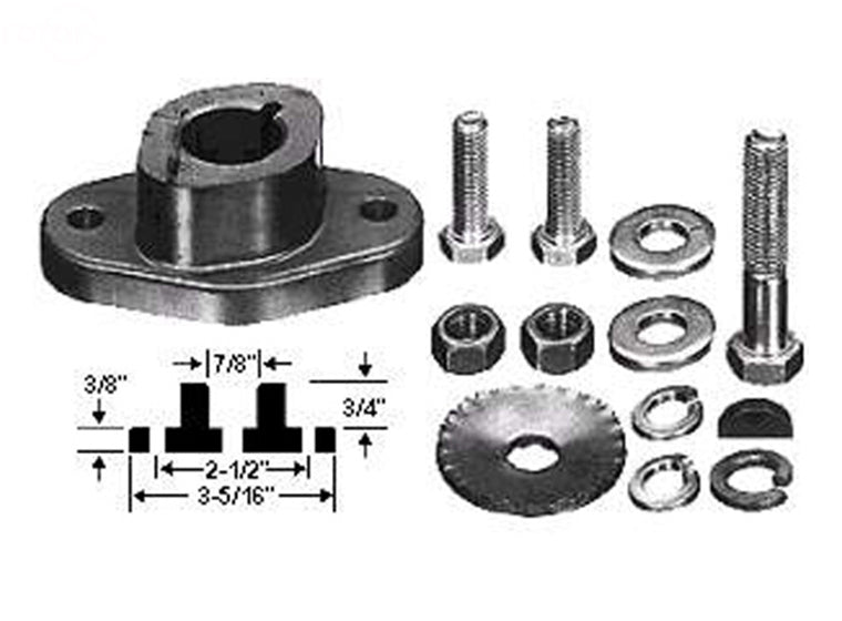 Rotary 1162 10769 Fits MTD Blade Adaptor Assembly 7/8"