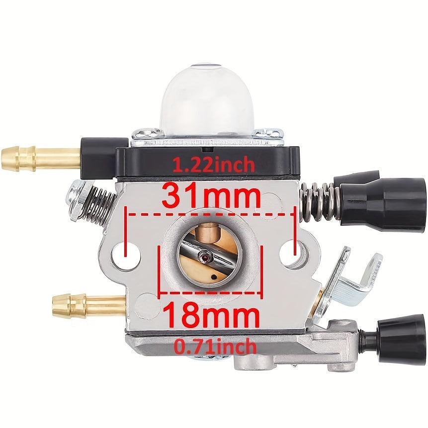 120 0606 High-Performance Carburetor Kit by - Compatible with Stihl BG45 BG46 BG55 BG65 BG85 SH55 SH85 Leaf Blowers - Gasoline-Powered, Easy Installation, and Improved Engine Efficiency