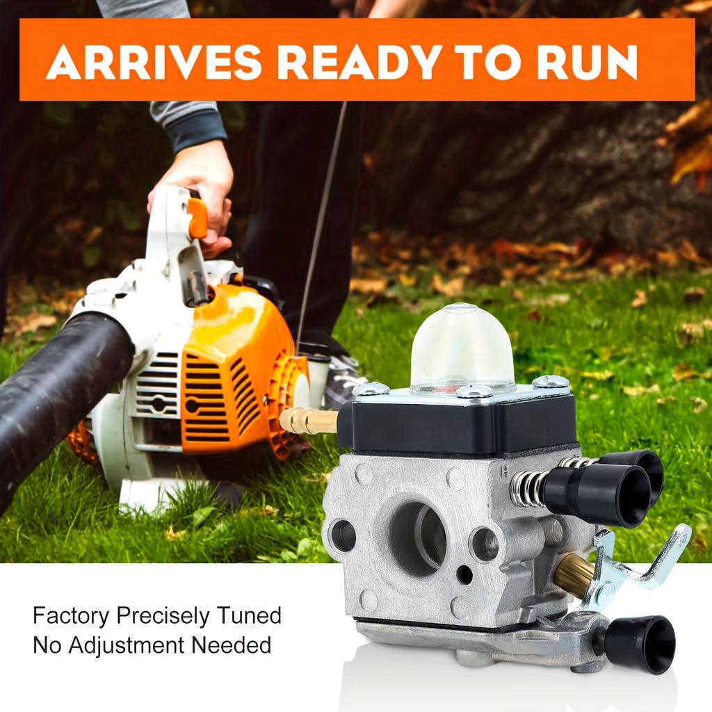 120 0606 High-Performance Carburetor Kit by - Compatible with Stihl BG45 BG46 BG55 BG65 BG85 SH55 SH85 Leaf Blowers - Gasoline-Powered, Easy Installation, and Improved Engine Efficiency