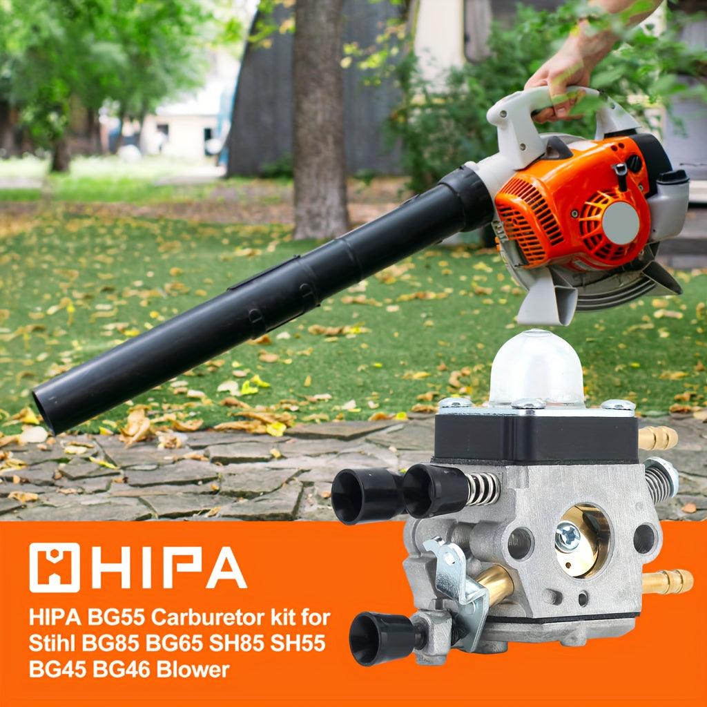 120 0606 High-Performance Carburetor Kit by - Compatible with Stihl BG45 BG46 BG55 BG65 BG85 SH55 SH85 Leaf Blowers - Gasoline-Powered, Easy Installation, and Improved Engine Efficiency