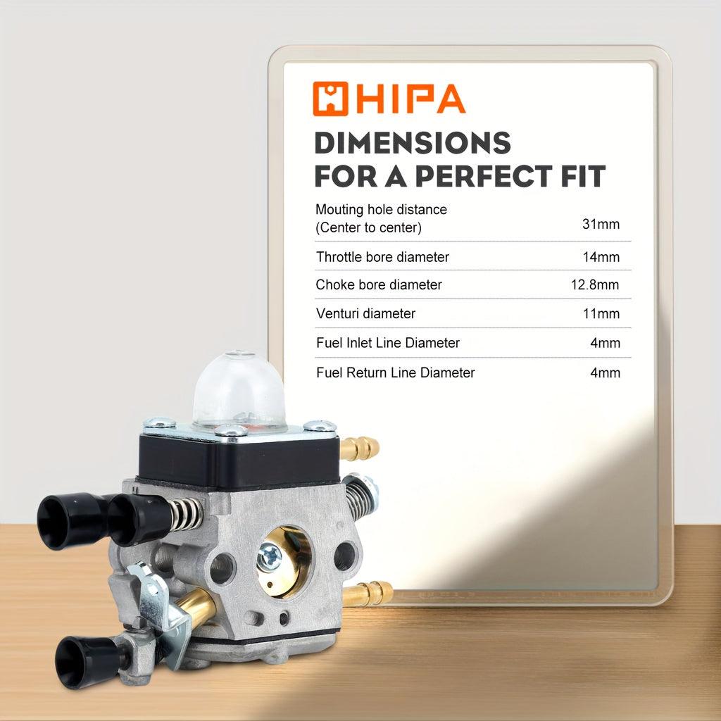 120 0606 High-Performance Carburetor Kit by - Compatible with Stihl BG45 BG46 BG55 BG65 BG85 SH55 SH85 Leaf Blowers - Gasoline-Powered, Easy Installation, and Improved Engine Efficiency