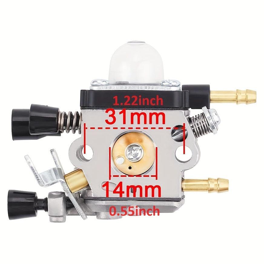 120 0606 High-Performance Carburetor Kit by - Compatible with Stihl BG45 BG46 BG55 BG65 BG85 SH55 SH85 Leaf Blowers - Gasoline-Powered, Easy Installation, and Improved Engine Efficiency