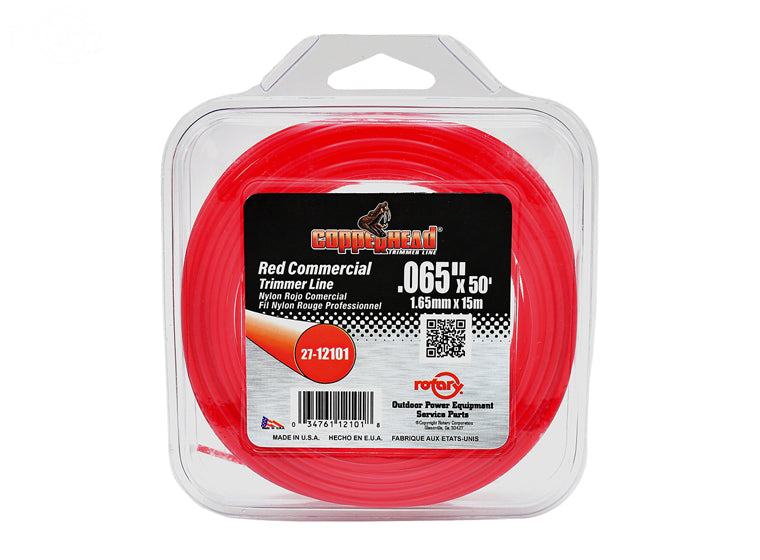 Rotary 12101 4960 Fits GHS Trimmer Line .065 50' Loop Red Commercial