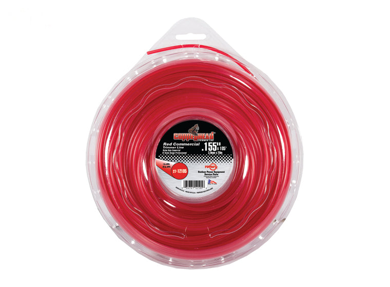 12105 Rotary Trimmer Line .155 1 Lb. Donut Red Commercial