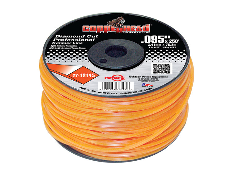 12145 Rotary Trimmer Line .095 1 Lb. Spool Diamond