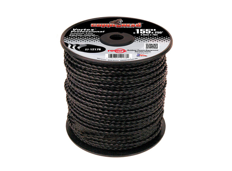 12178 Rotary Trimmer Line .155 X 250' Vortex Medium Spool