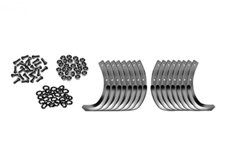 Rotary 12703 GW-1901 Fits Troy Bilt Tiller Tine Set