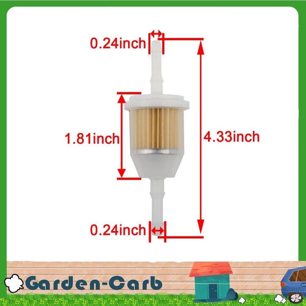 1/4" Fuel Hose Gas Inline Fuel shut off valve For 691035 493629 493960 494768