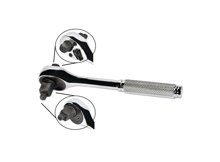 14124 Rotary Helix 3 Way Ratchet 1/4", 3/8" & 1/2"
