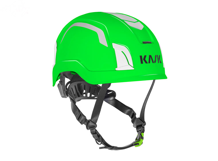 16955 Rotary Zenith X Hi Viz Safety Helmet Green
