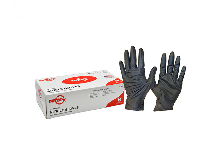 17228 Rotary Disposable Nitrile Gloves Medium 4 Mil