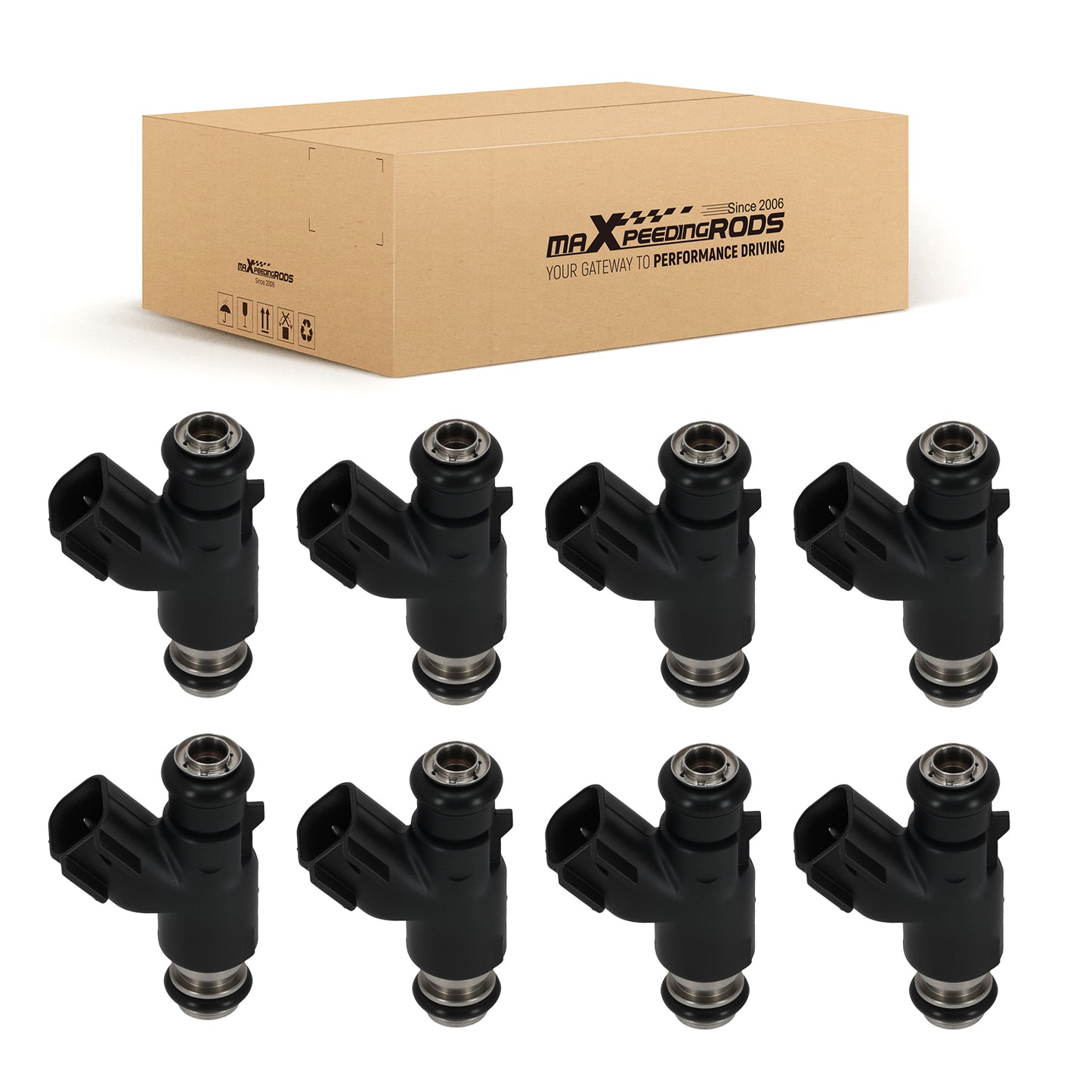 4 Hole Fuel Injector compatible For Hyundai Genesis Veracruz 2007-2012 800-1873N Direct