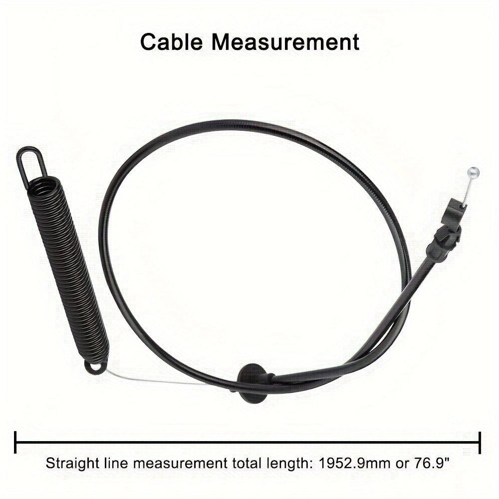 1pc 532175067 Lawn Tractor Control Cable Replacement, 76.9 Inches, Compatible With Ryobi HDK19H42, Craftsman 917270750, 917271910, 917274761 Mower Models