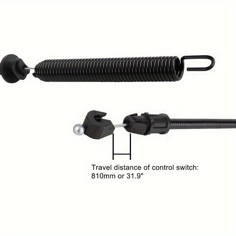 1pc 532175067 Lawn Tractor Control Cable Replacement, 76.9 Inches, Compatible With Ryobi HDK19H42, Craftsman 917270750, 917271910, 917274761 Mower Models