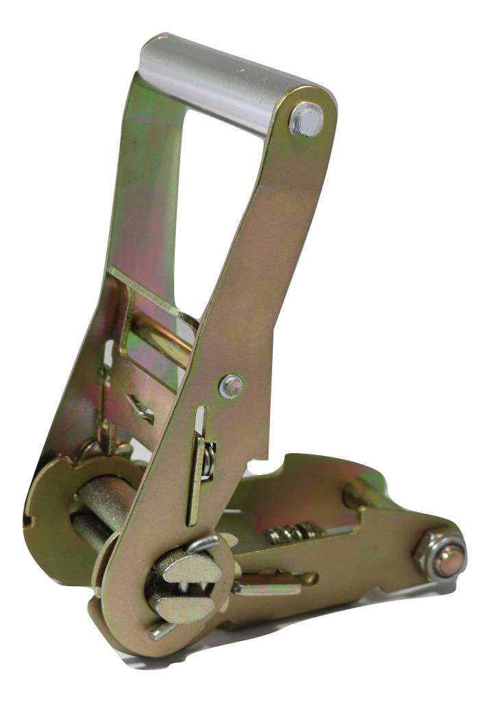 2 Inch Short Wide Handle Strap Ratchet, Double-Locking | 2RSWL