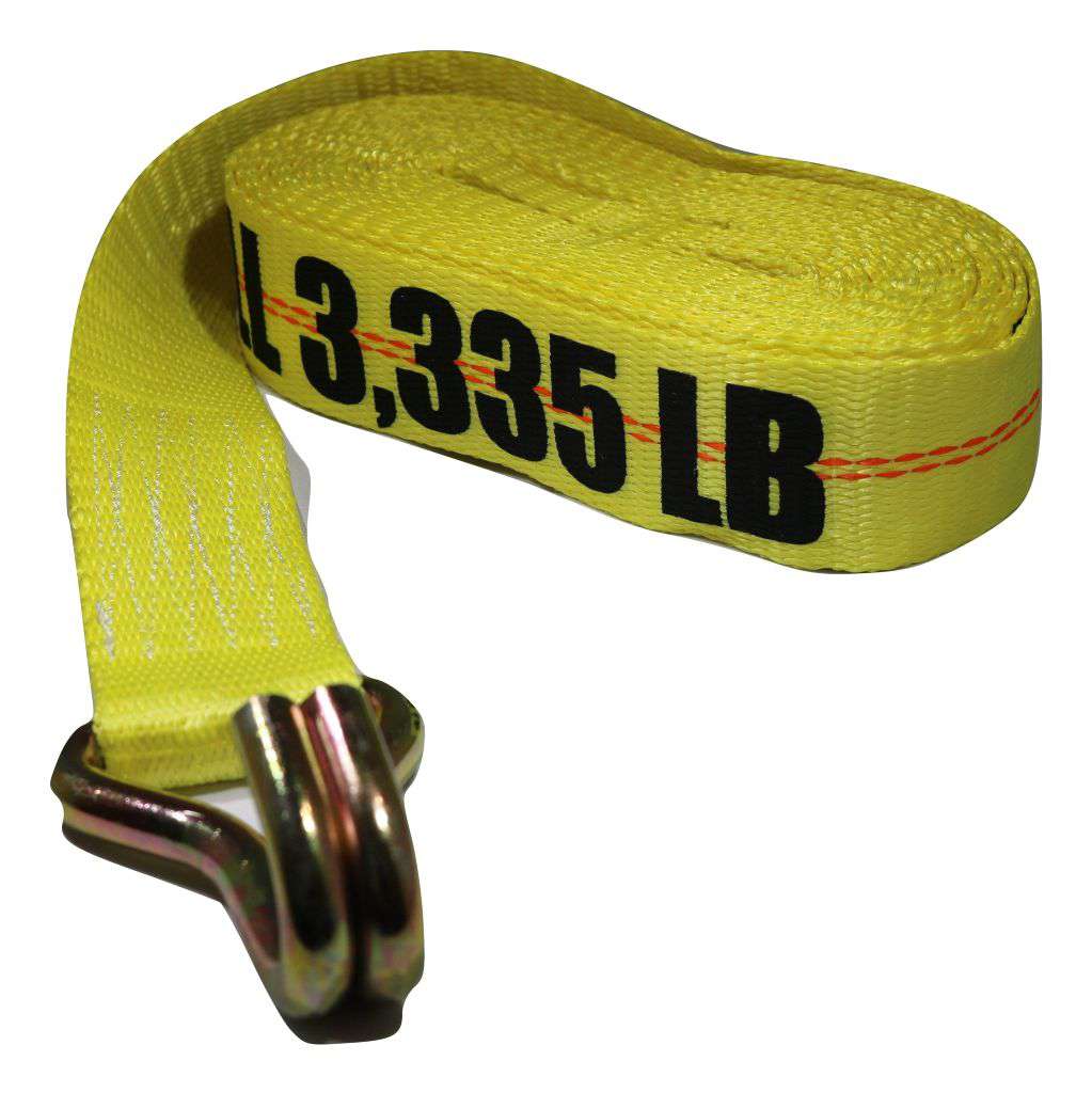 2" Winch Strap w/ Wire Hook | LENGTH OPTIONS