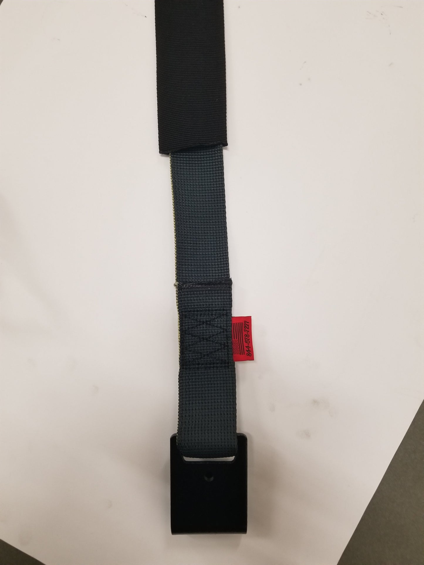 1" Black Aramid Fiber Webbing - PRICE PER FT| BLACK