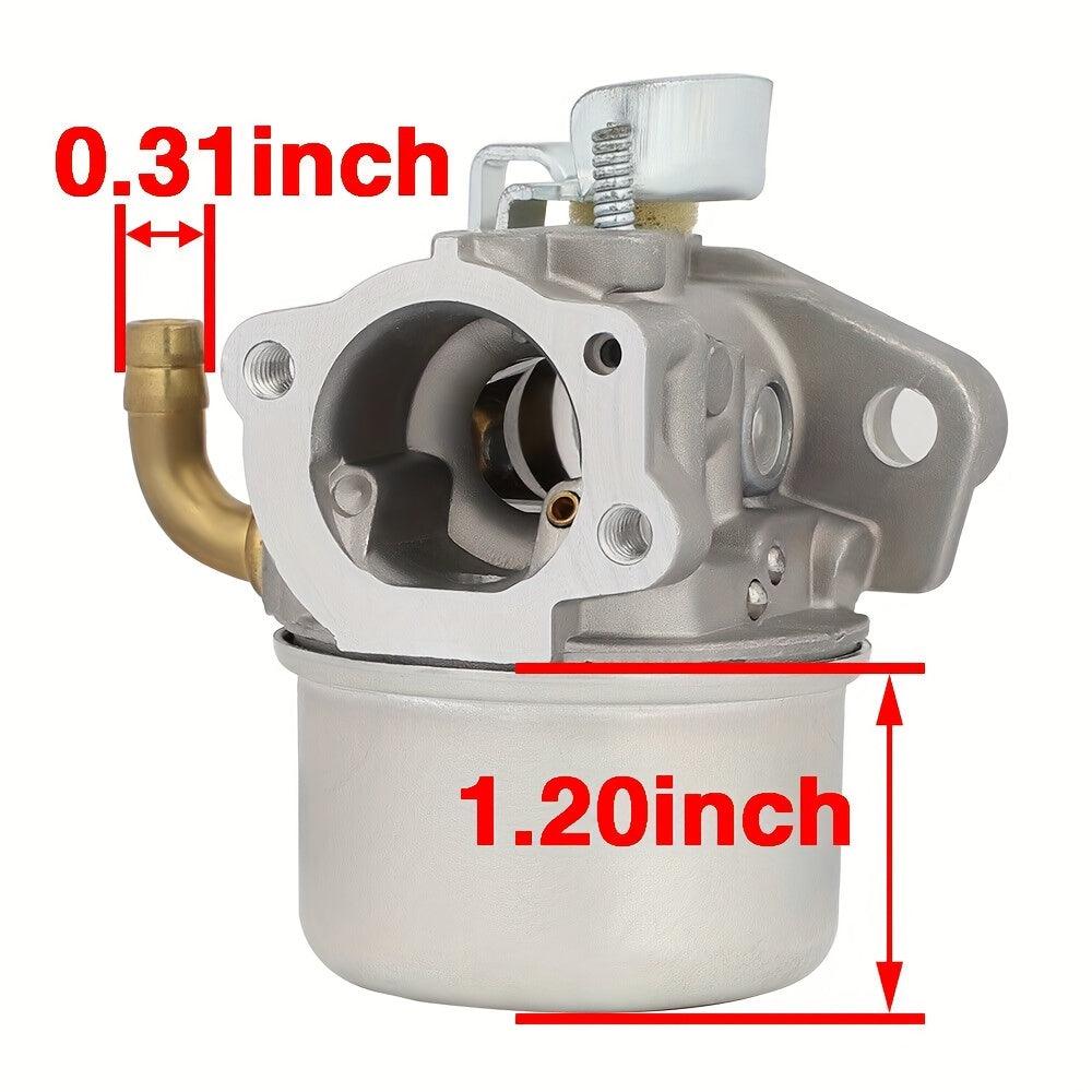 1set 798653 Carburetor Replacement For Briggs & Stratton Engines, Fits Models 110402, 110417, 110432, 120202, 120212, High-Performance With Mounting Gaskets & Fuel Tube, Size 0.96-inch By 1.38-inch