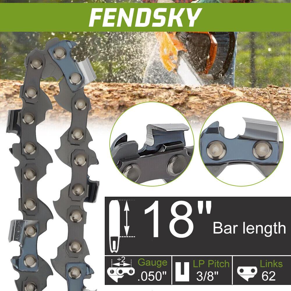 2PK 18" Chainsaw Chain For Ryobi 3/8LP 050 62DL RY10532 RY43006 ZRR10532 RY3818