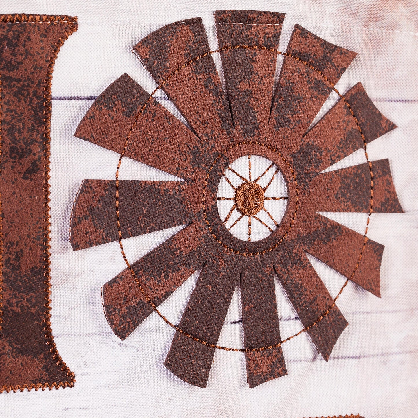 Windmill Home Sweet Home Garden Linen Flag