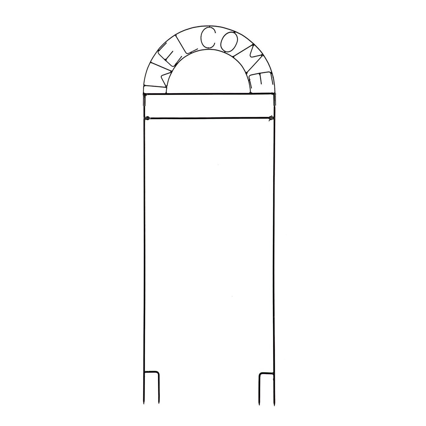 Welcome Garden Flag Arbor Stand