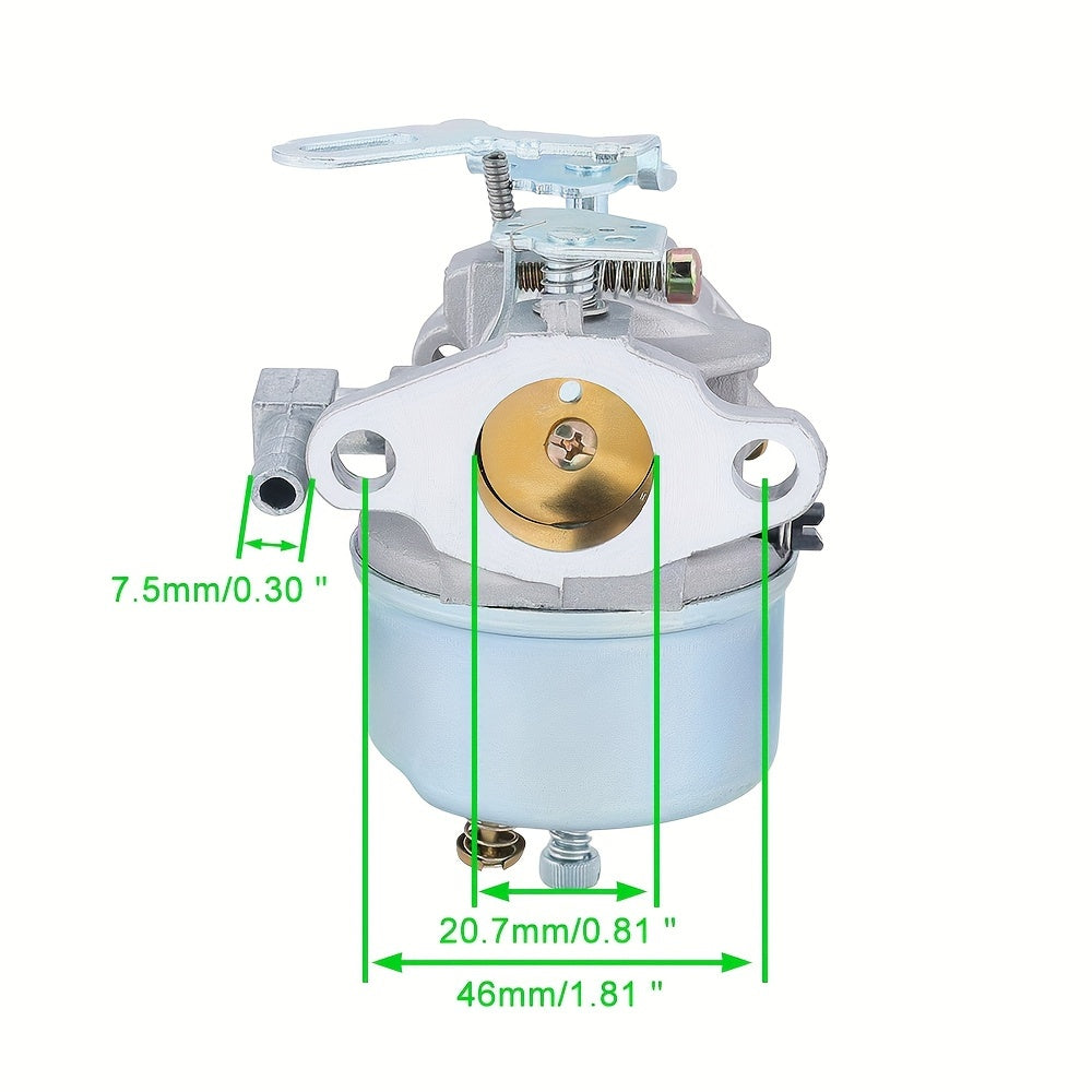 Carburetor Kit - Compatible with Tecumseh HS40 and HSSK40 Snowblower Models, Ensures Smooth Engine Performance, and Reliable Snow Clearing - Hipa 632113A, Genuine Replacement Part, Perfect Fit and Easy Installation