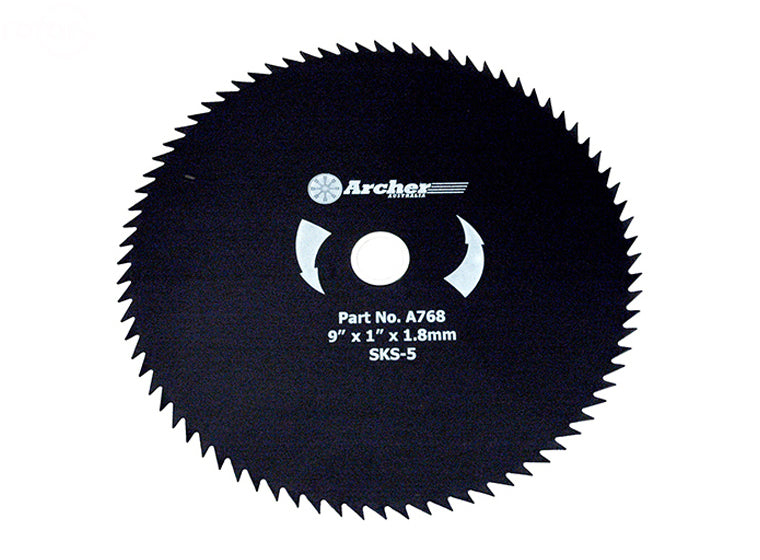 4400 Rotary Brush Blade 9"X1" 80T