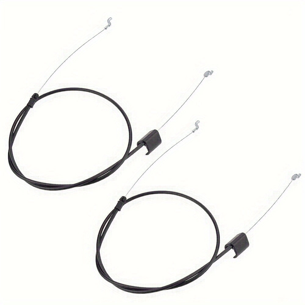 2-Piece Cord Throttle Pull Control Cable - Universally Compatible with MTD 22 DECK Lawn Mowers for Smooth Throttle Operation - 746-1130 Model Replacement Part with 2 High-Quality Cables