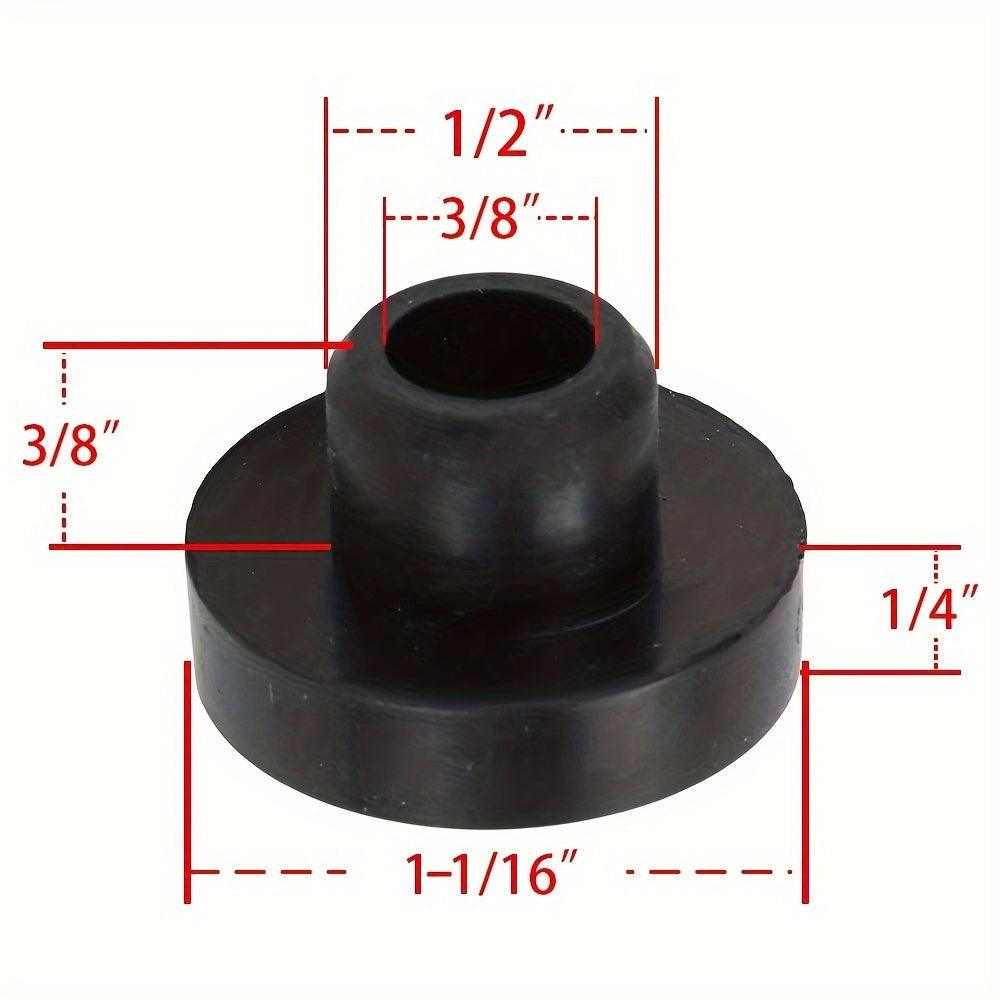 5-Piece Gas Fuel Tank Grommet Bushings - Universal Fit, High-Quality Sealing, Genuine Hipa 735-0149 Model - Compatible with Tractors, Lawn Mowers, and Generators