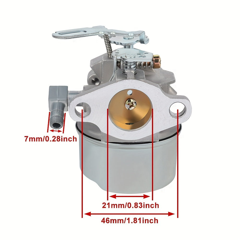 640084 Premium Carburetor Kit - Compatible with Tecumseh 632107 640105 Engines for Reliable Performance, Specifically Designed for TORO 38035 38052 Snow Blowers - Replacement Part
