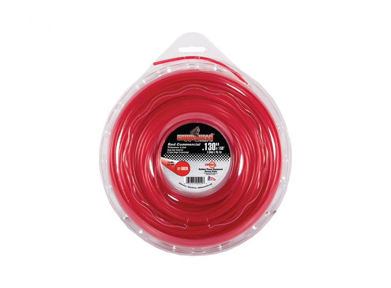 5929 Rotary Trimmer Line .130 X 1 Lb. Donut Red Commercial