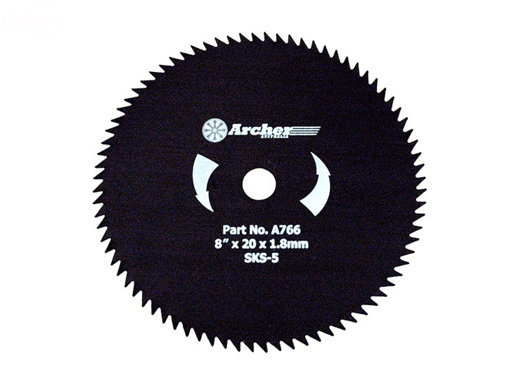 5959 Rotary Brushcutter Blade 8" X 3/4 80T