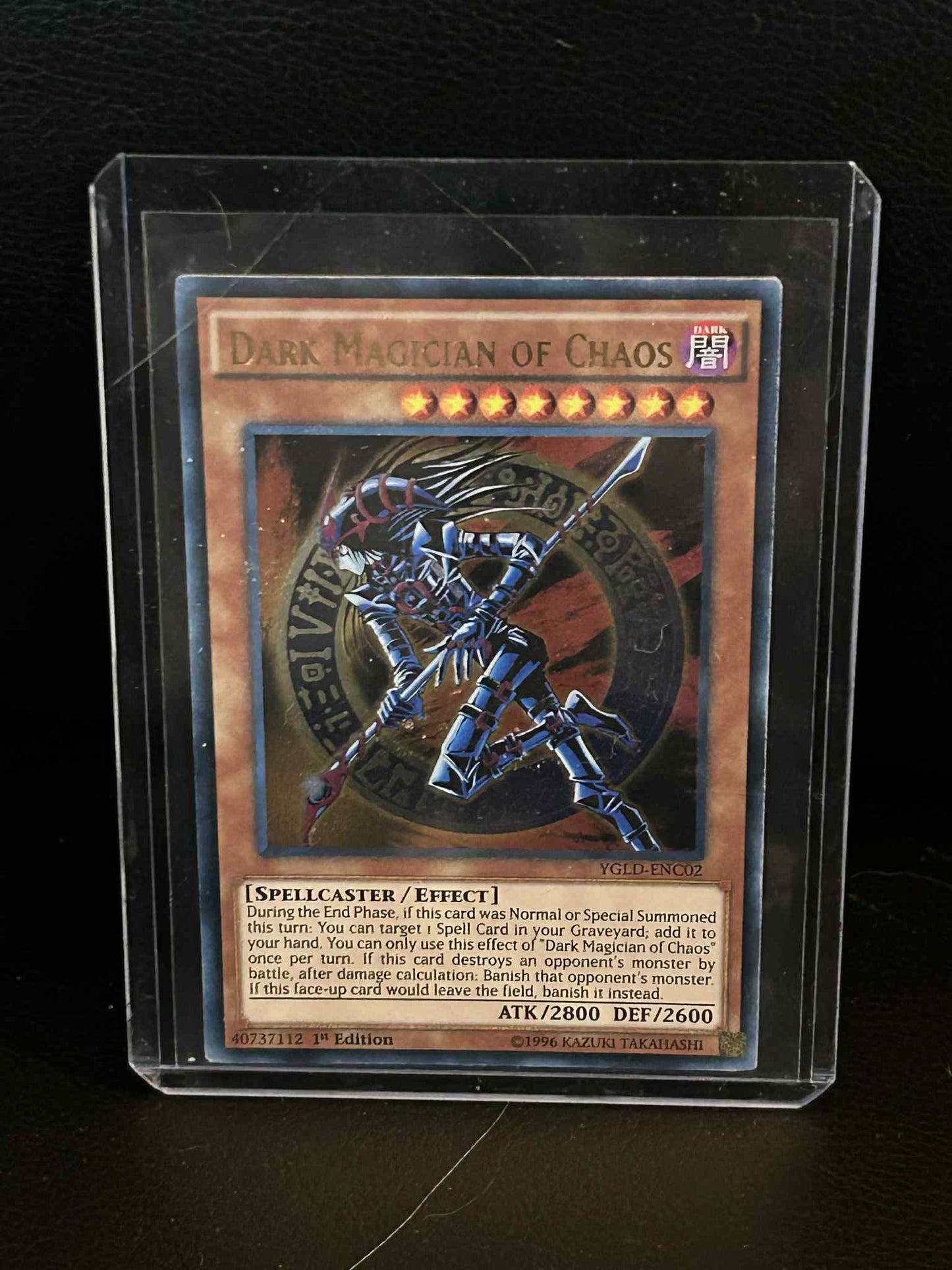 Dark Magician of Chaos - YGLD-ENC02 - Ultra Rare - 1st Edition Yugi's Legendary Decks Yu-Gi-Oh