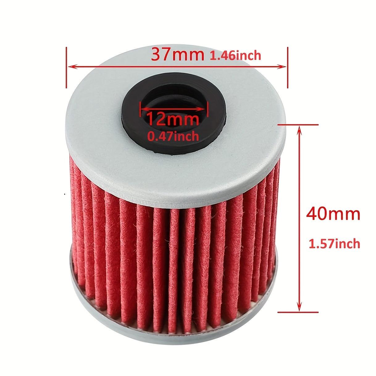5pcs HF207 KN-207 Oil Filters For Kawasaki KX250F KX450F For Suzuki RMZ250 RMZ450 RMX450Z 16510-16H11-000
