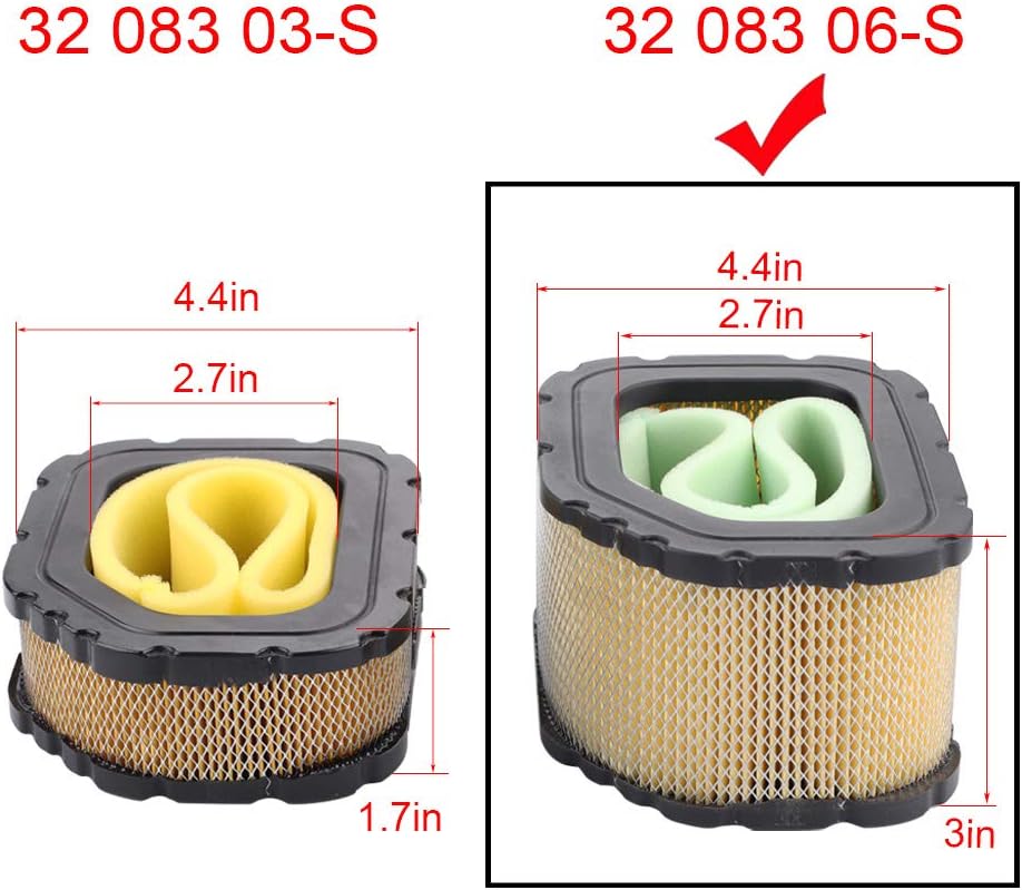 Air Oil Filter Kit For Kohler SV710 SV715 SV720 SV725 SV730 SV735 SV740 SV810 SV820 SV830 SV840 Courage PRO Engine Mower Cub Cadet S46 S48 S60