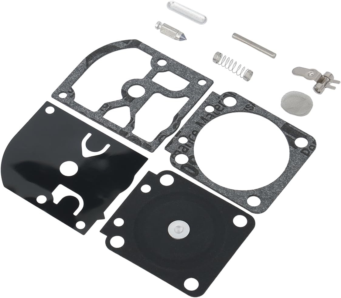 Hipa Carburetor Rebuild Kit RB-129 C1M-W26 Assembly for Poulan Pro PP3516 PP3816 PP4018 PP4218 PP4218AV PP4218AVX PPB3416 Chainsaw for ZAMA C1M-W47
