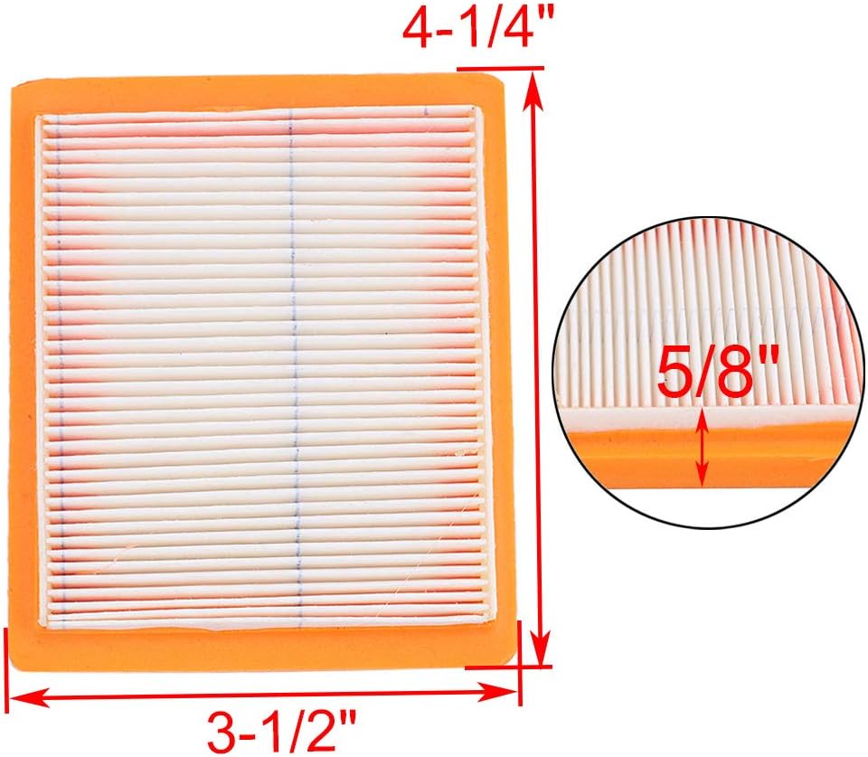 (5 Pack) Air Filter for Kohler XT650 XT675 Engine Lawn Mower Replace 14 083 15-S 14-083-15-S1 14 083 16-S 14-083-16-S1