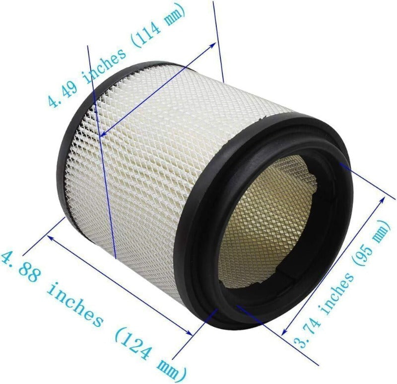 (2 PACK) 7080369 Air Filter For Polaris ATV 350L 400L, Big boss 250 4X4, 300 4x6 with Fuel Filters