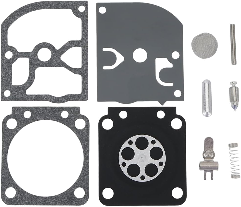 Hipa Carburetor Rebuild Kit RB-129 C1M-W26 Assembly for Poulan Pro PP3516 PP3816 PP4018 PP4218 PP4218AV PP4218AVX PPB3416 Chainsaw for ZAMA C1M-W47