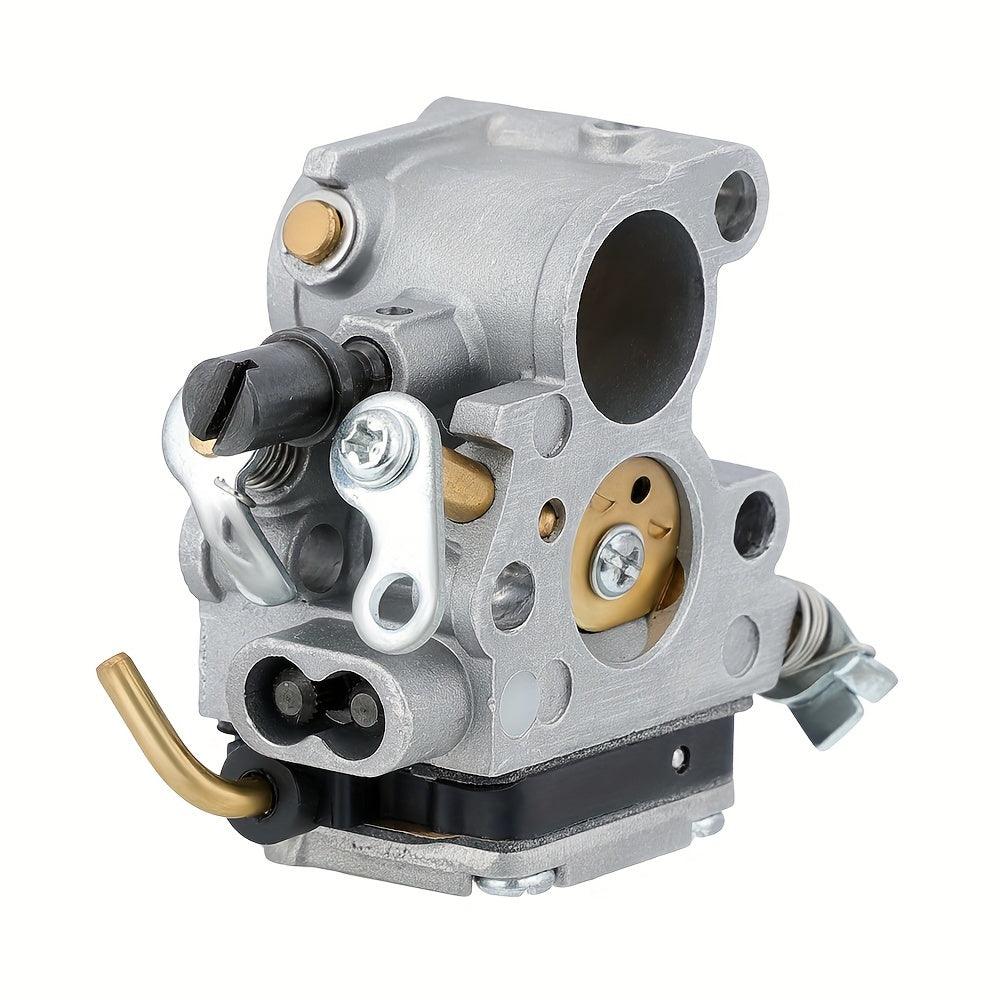 1set Hipa Carburetor Kit For Husqvarna & Jonsered Chainsaws, Fits Models 240 240E 235 235E 236 CS2234 CS2234S CS2238 CS2238S, Includes Fuel Filter, Spark Plug, Air Filter, 2pcs Fuel Lines, & Gasket