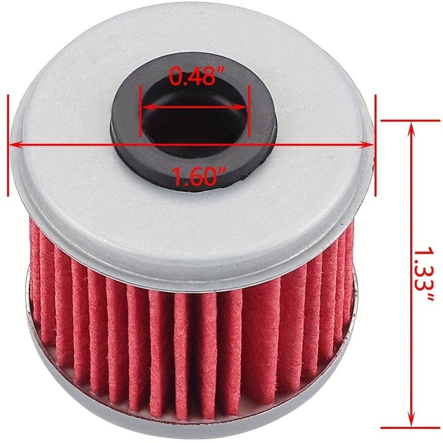 6pcs HF116 Oil Filters 15412-MEN-671 For Honda CRF150 CRF250 CRF450 T-RX450 Husqvarna TC250 TE250 TXC250 TE310 TXC310 Polaris ATV 325