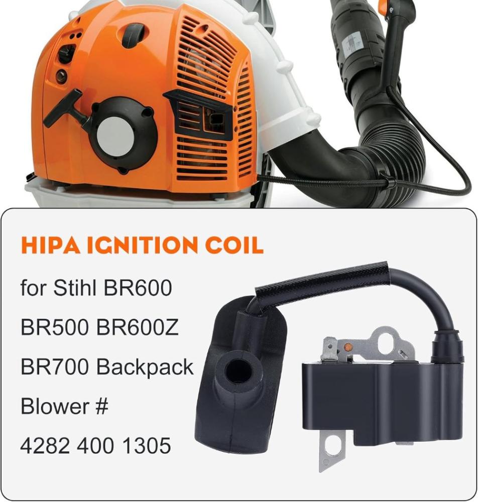 Ignition Coil for Stihl BR500 BR550 BR600 BR600Z BR700 Backpack Leaf Blower # 4282-400-1305 4282-400-1308 4282 400 1305 4282 400 1310