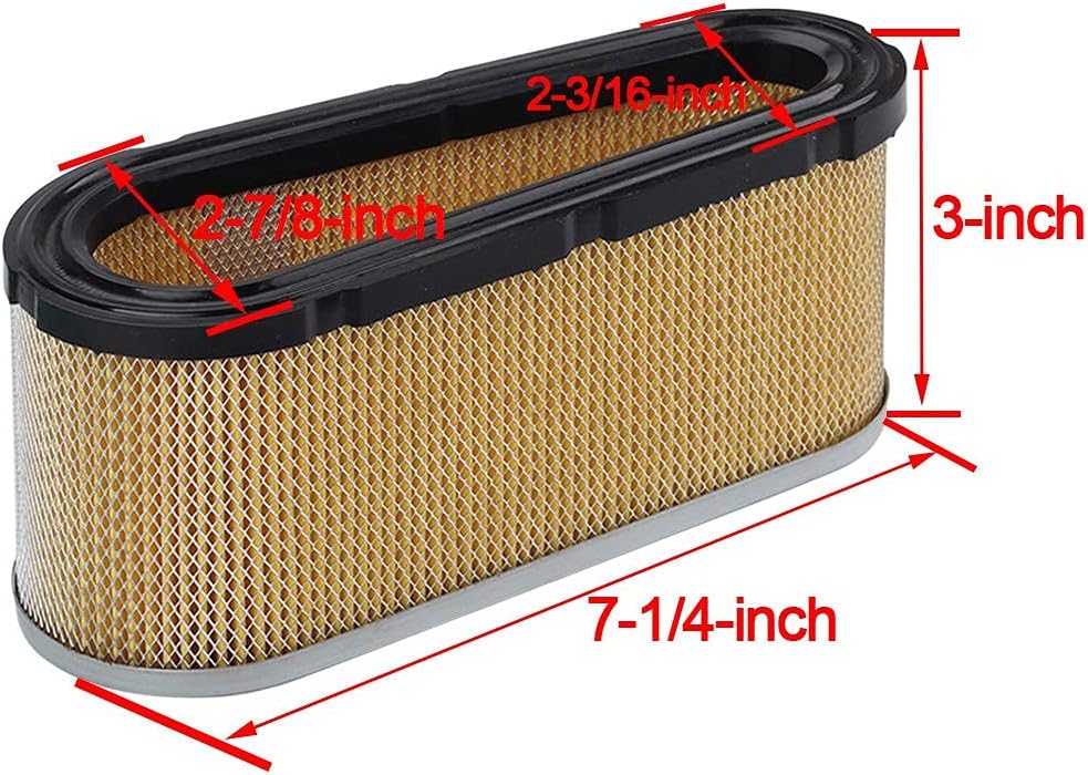2-Pack 496894S 493909 5053K Air Filter for JD GX85 SX85 SABRE 1542HS 1546GS 1638HS 1642HS 1742HS 12.5-17 HP Mower W 272403S 272403 Pre Filter