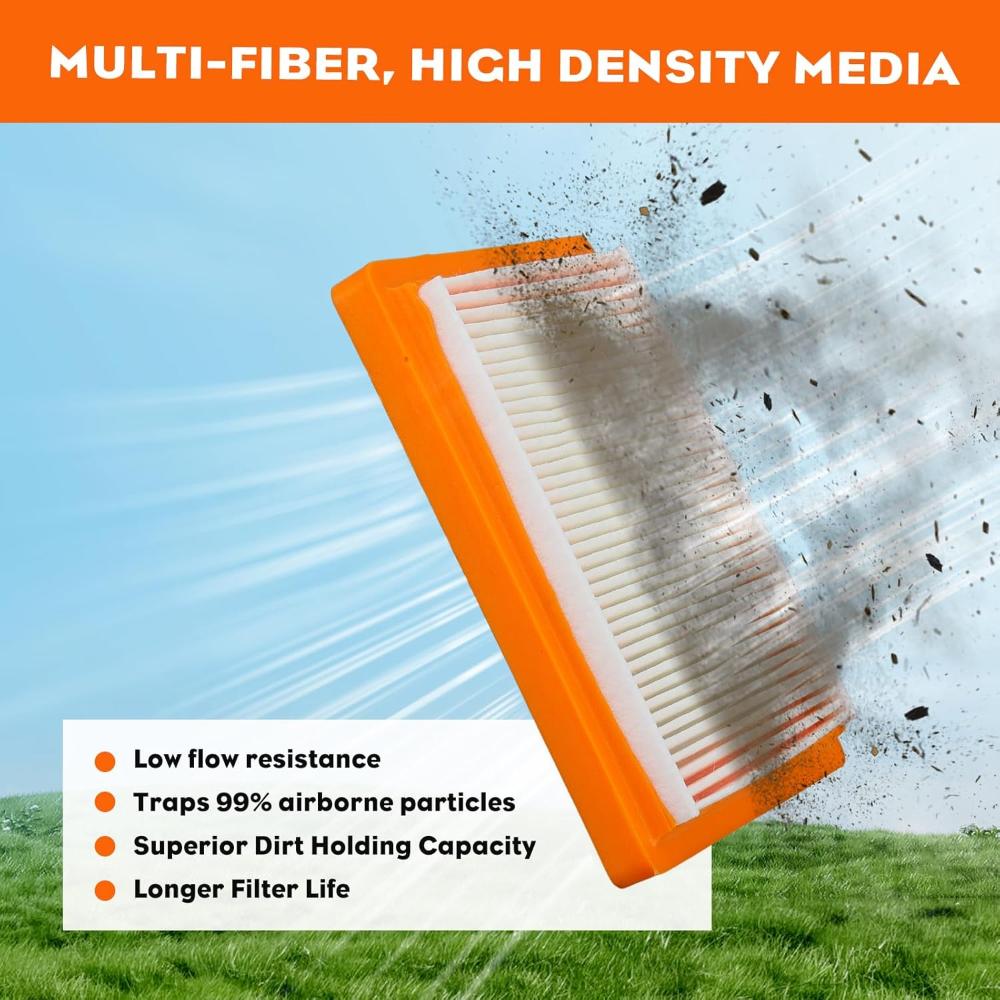 (5 Pack) Air Filter for Kohler XT650 XT675 Engine Lawn Mower Replace 14 083 15-S 14-083-15-S1 14 083 16-S 14-083-16-S1
